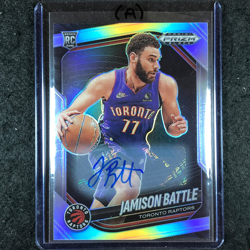 2024-25 Prizm Black JAMISON BATTLE Base Rookie Auto Silver #237 (A)