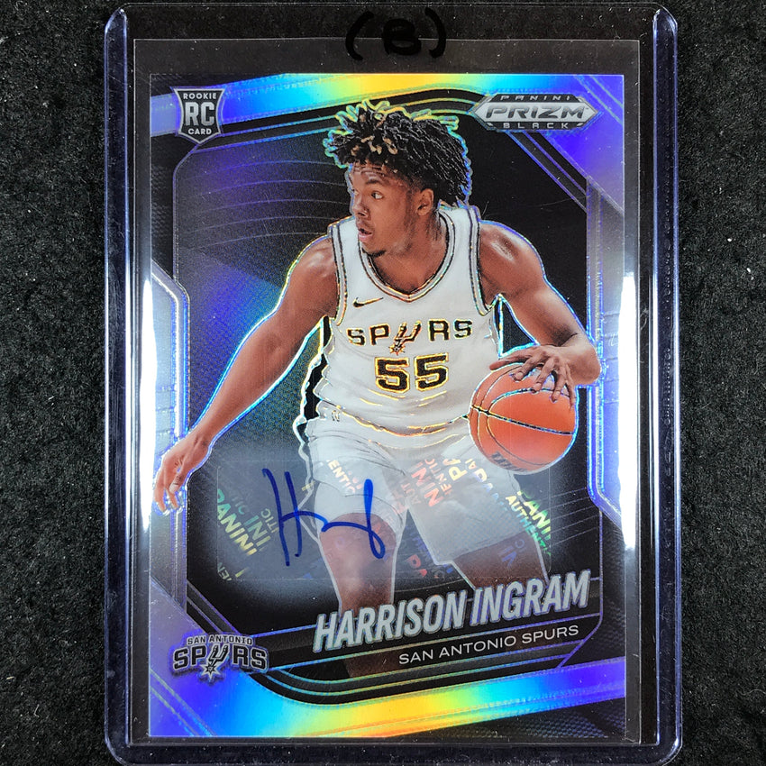 2024-25 Prizm Black HARRISON INGRAM Base Rookie Auto Silver #239 (B)