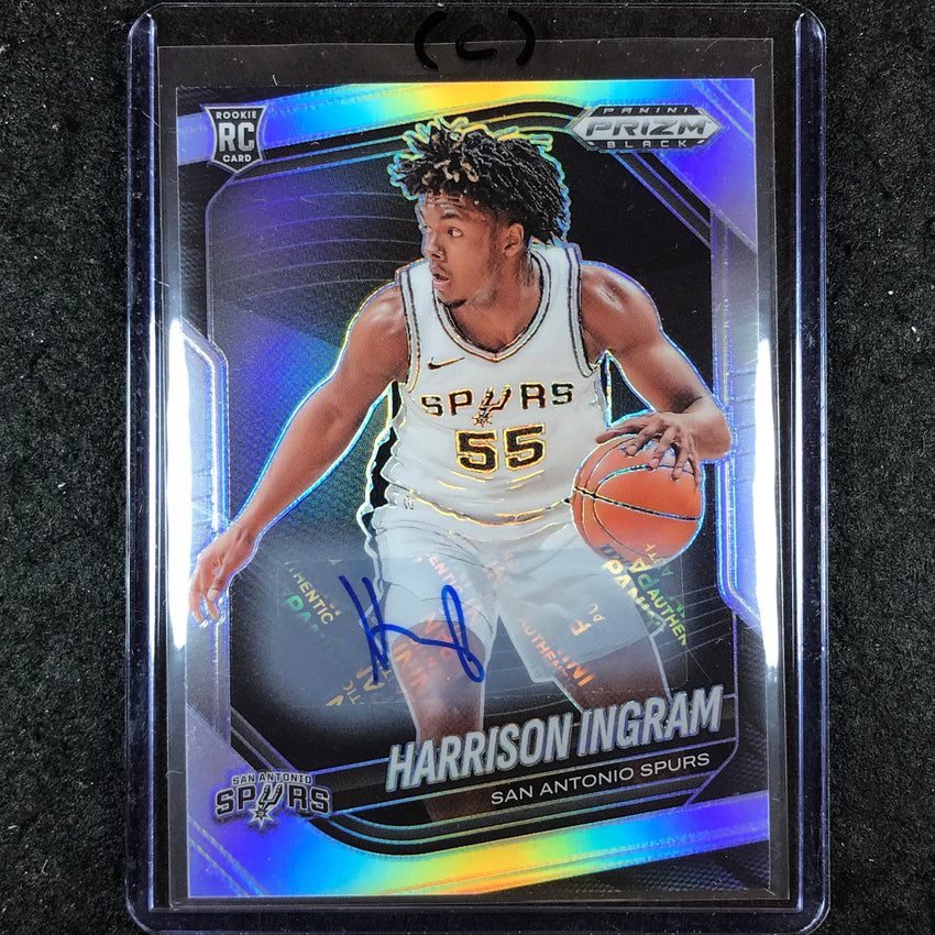 2024-25 Prizm Black HARRISON INGRAM Base Rookie Auto Silver #239 (C)