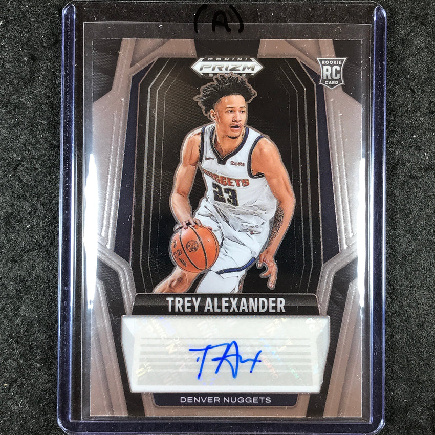 2024-25 Prizm Black TREY ALEXANDER Rookie Signatures Auto Base #ALX (A)