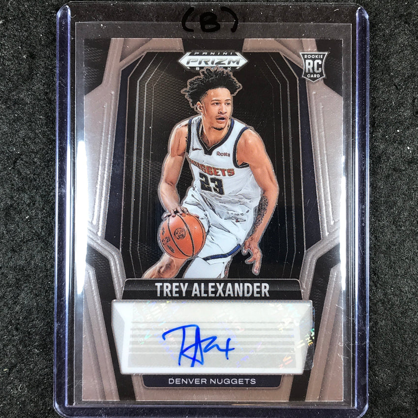 2024-25 Prizm Black TREY ALEXANDER Rookie Signatures Auto Base #ALX (B)