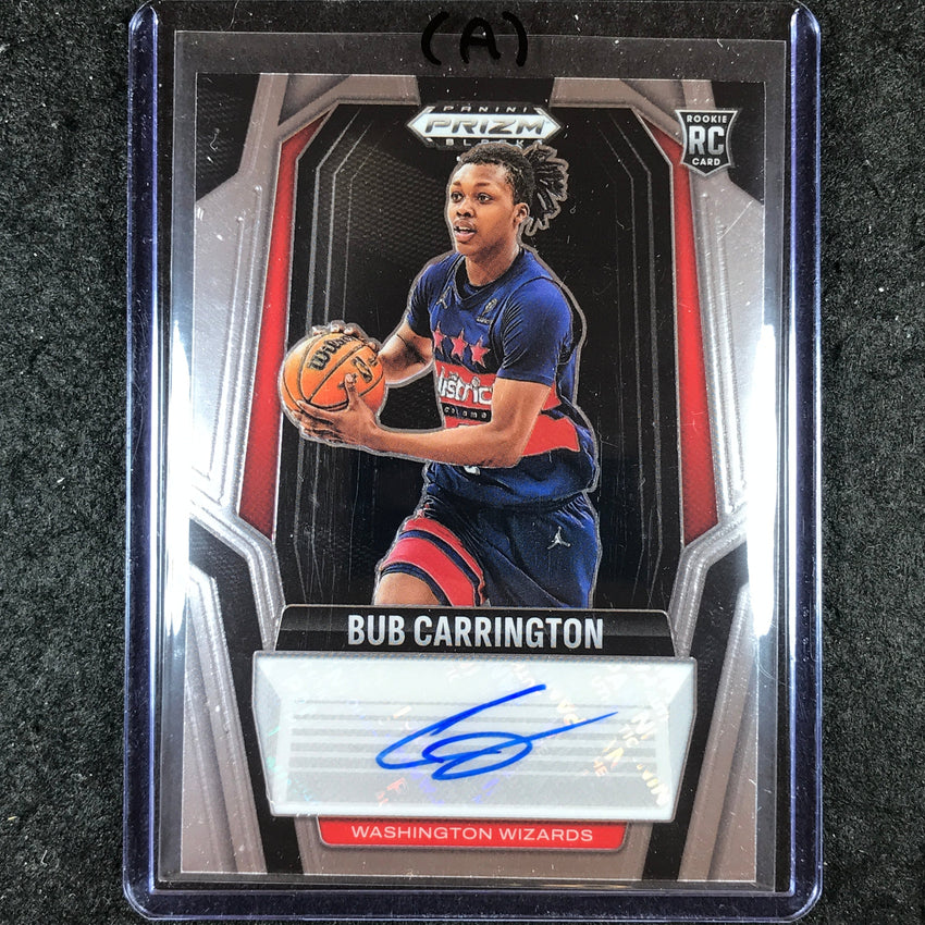 2024-25 Prizm Black BUB CARRINGTON Rookie Signatures Auto Base #BUB (A)