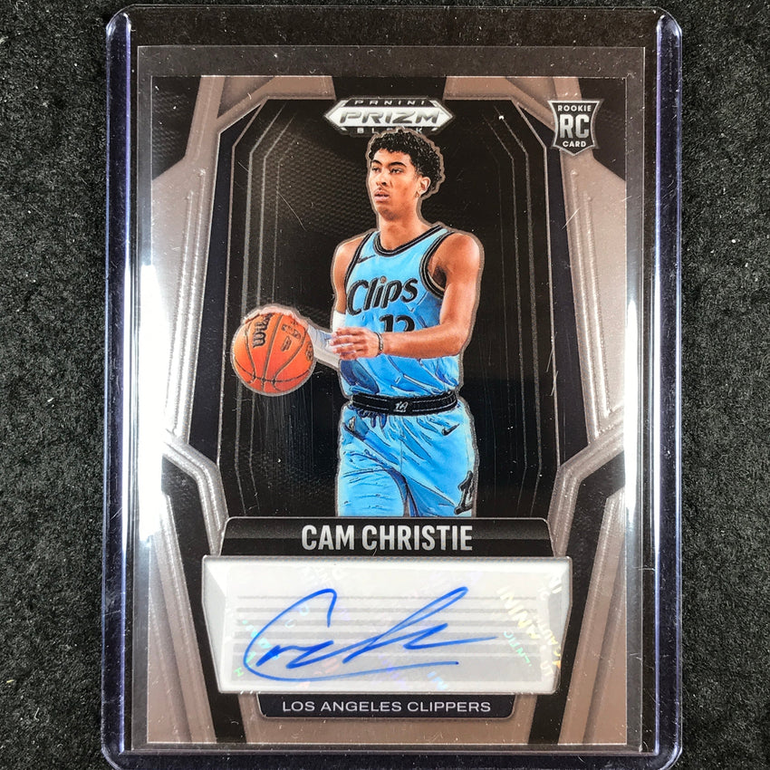 2024-25 Prizm Black CAM CHRISTIE Rookie Signatures Auto Base #CAM