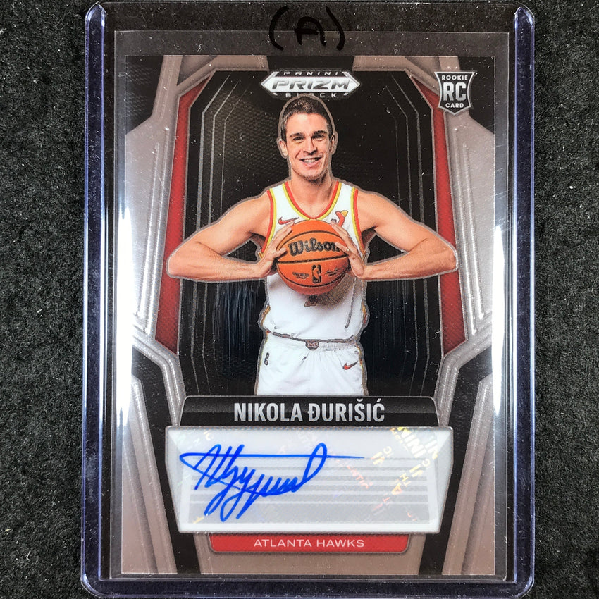2024-25 Prizm Black NIKOLA DURISIC Rookie Signatures Auto Base #DUR (A)
