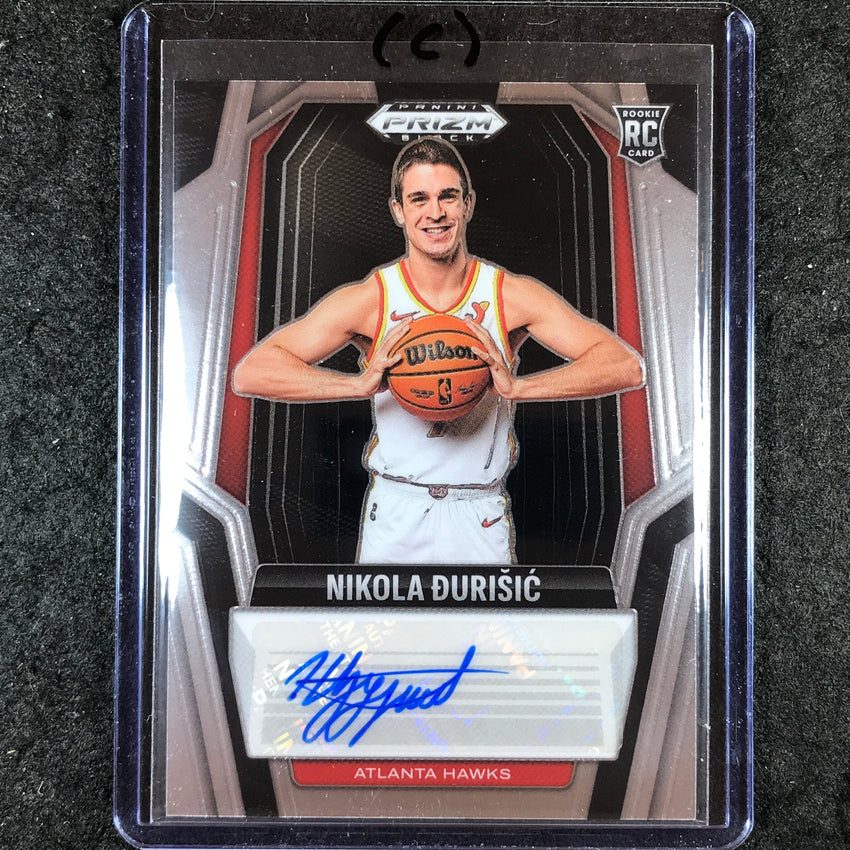 2024-25 Prizm Black NIKOLA DURISIC Rookie Signatures Auto Base #DUR (C)