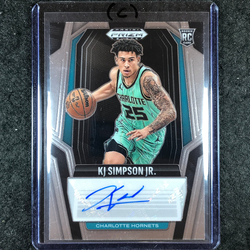 2024-25 Prizm Black KJ SIMPSON JR. Rookie Signatures Auto Base #KJS (C)