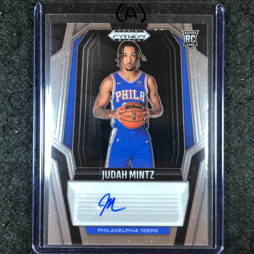 2024-25 Prizm Black JUDAH MINTZ Rookie Signatures Auto Base #MIN (A)