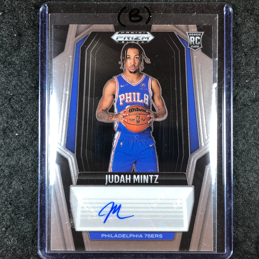 2024-25 Prizm Black JUDAH MINTZ Rookie Signatures Auto Base #MIN (B)