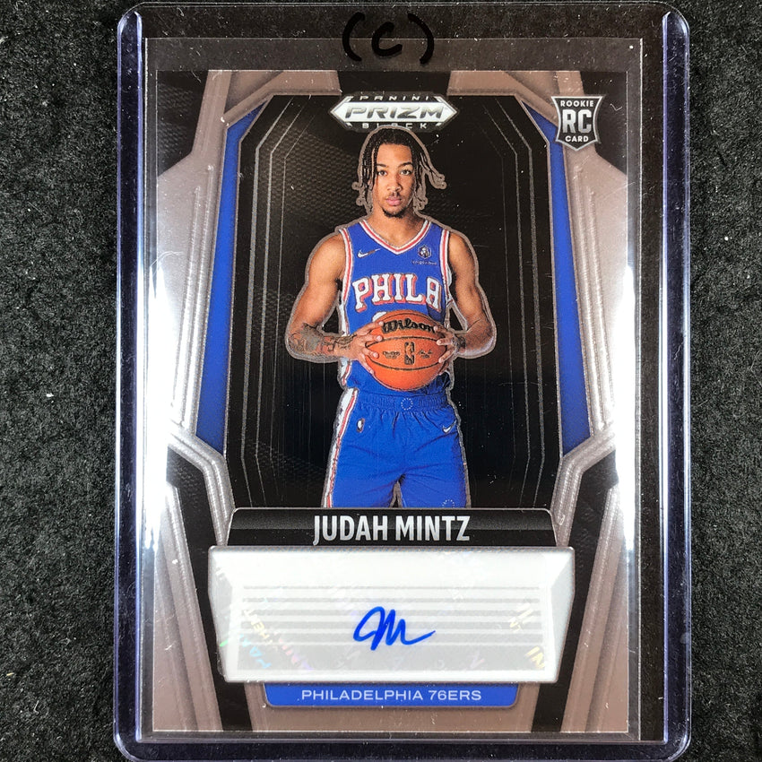 2024-25 Prizm Black JUDAH MINTZ Rookie Signatures Auto Base #MIN (C)