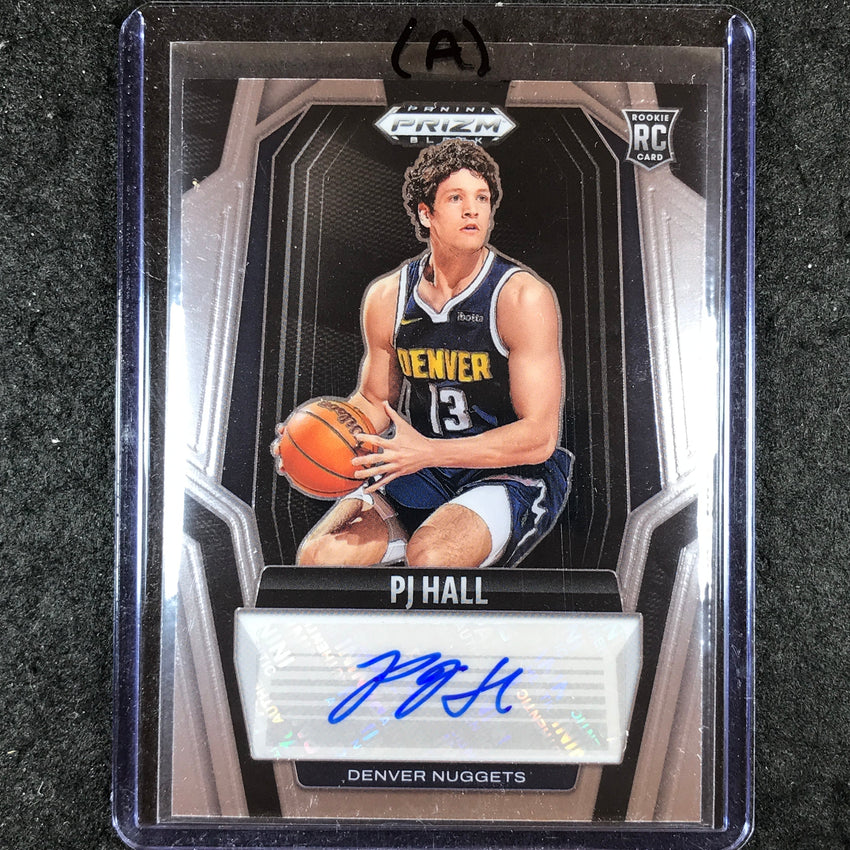 2024-25 Prizm Black PJ HALL Rookie Signatures Auto Base #PJH (A)
