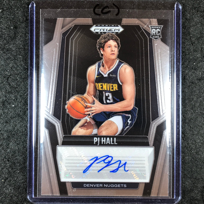 2024-25 Prizm Black PJ HALL Rookie Signatures Auto Base #PJH (C)