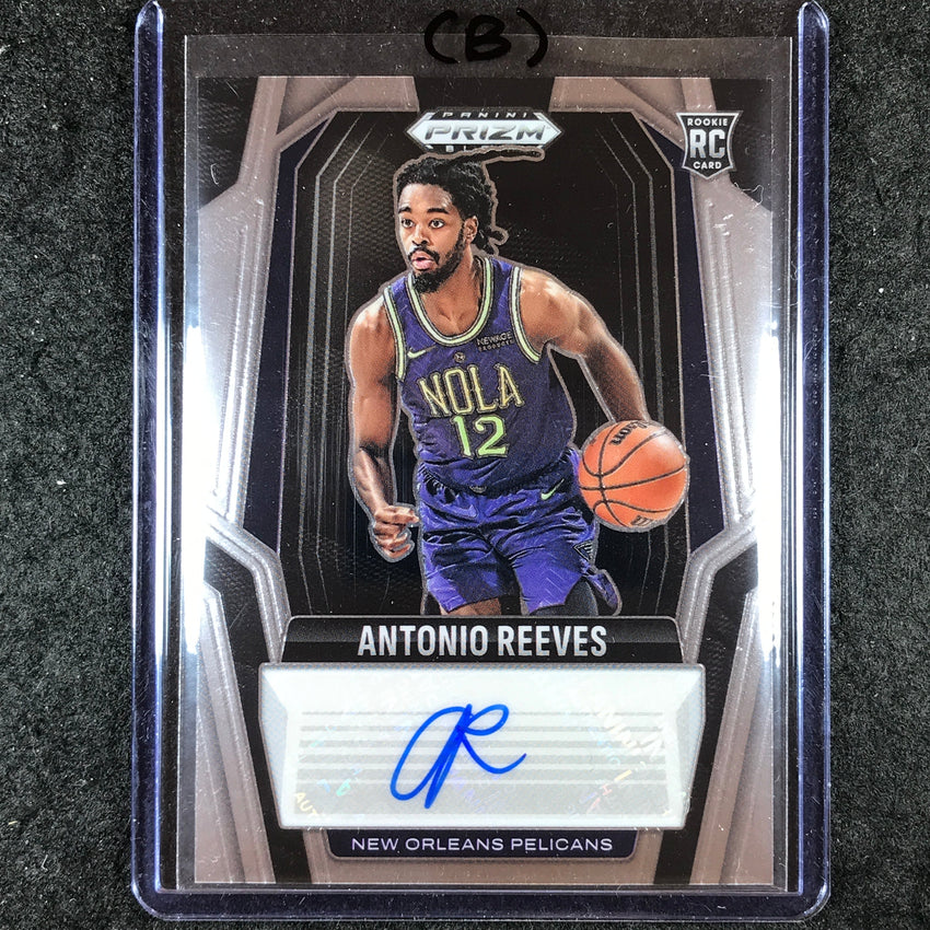 2024-25 Prizm Black ANTONIO REEVES Rookie Signatures Auto Base #REE (B)