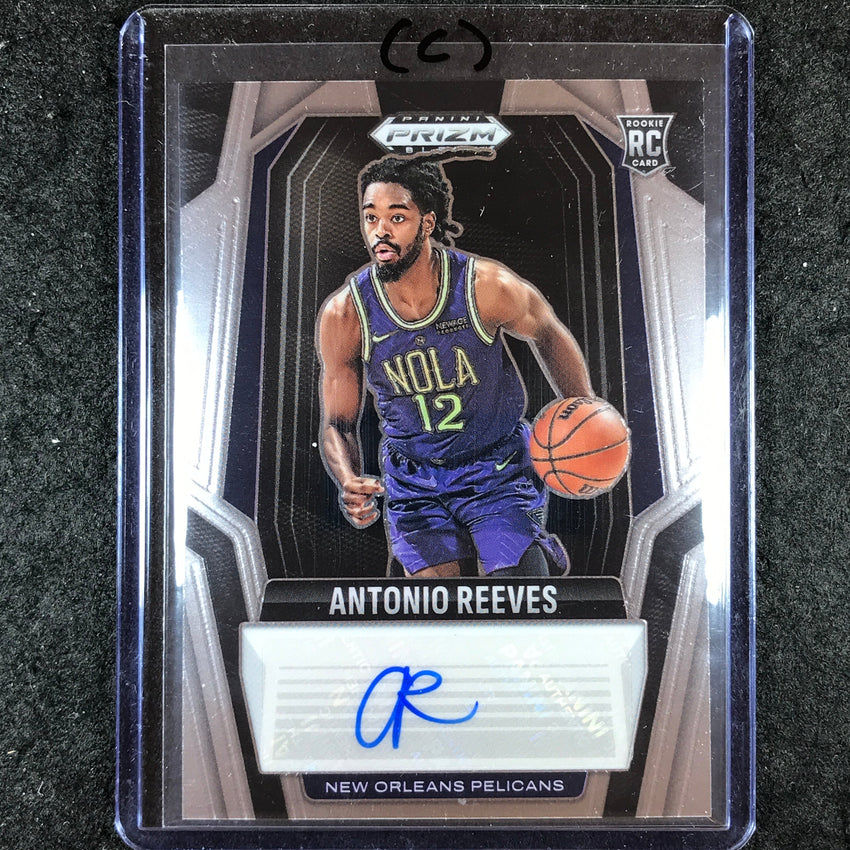 2024-25 Prizm Black ANTONIO REEVES Rookie Signatures Auto Base #REE (C)