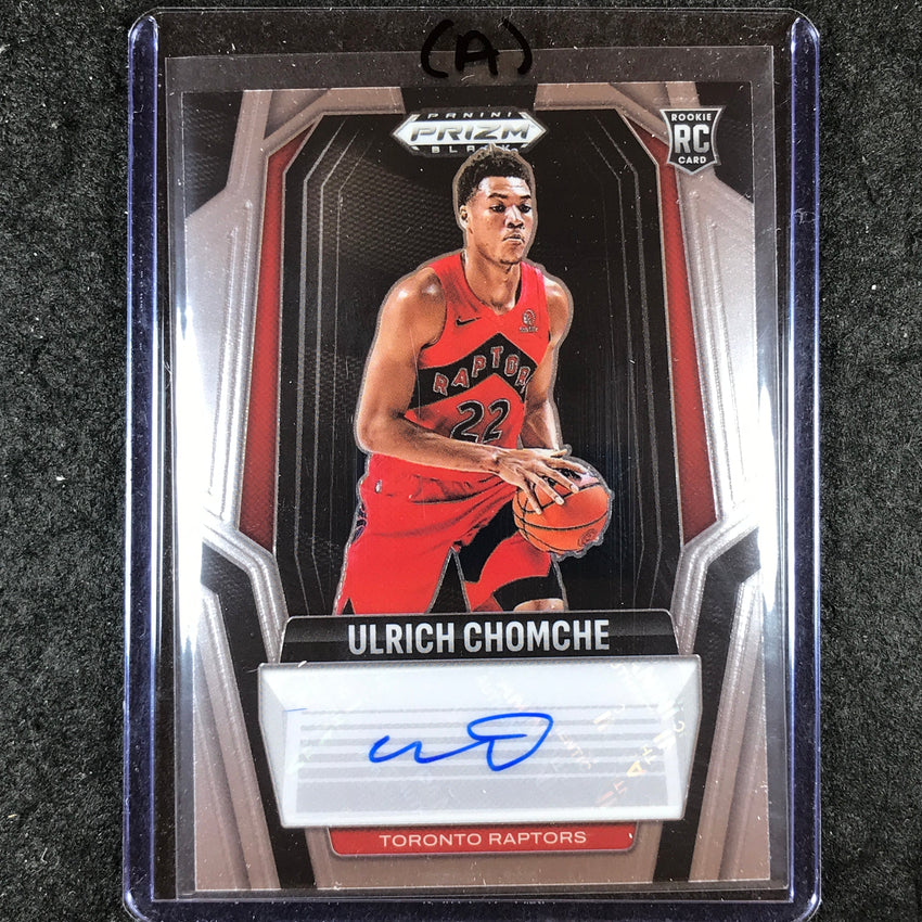 2024-25 Prizm Black ULRICH CHOMCHE Rookie Signatures Auto Base #ULR (A)