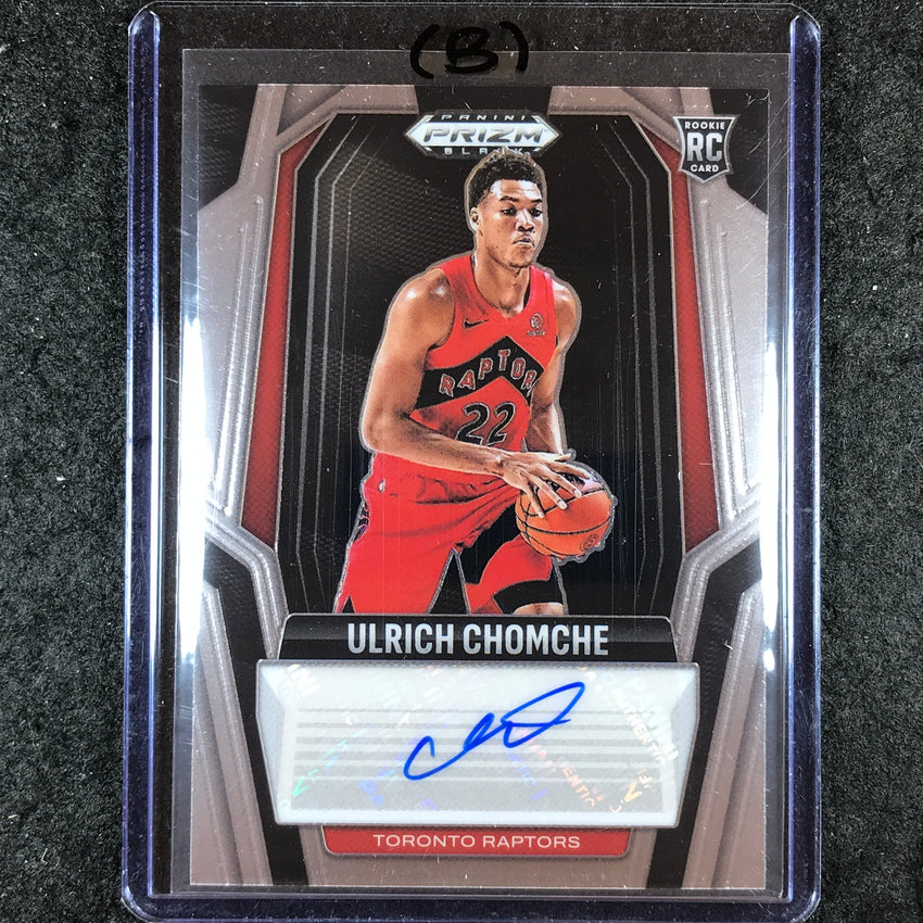 2024-25 Prizm Black ULRICH CHOMCHE Rookie Signatures Auto Base #ULR (B)