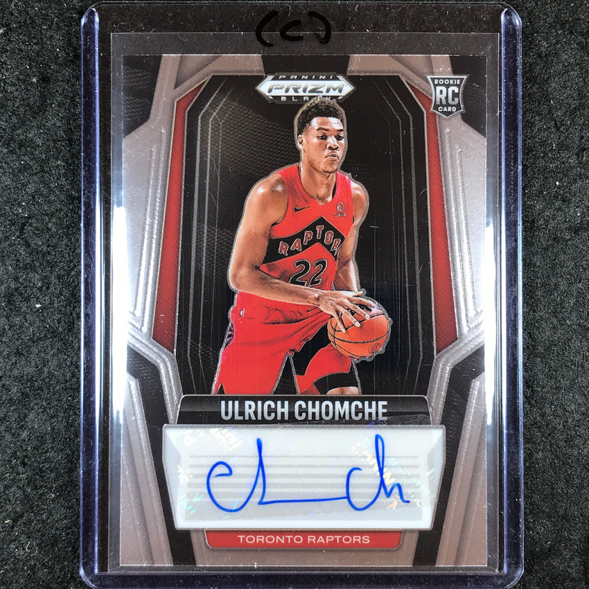 2024-25 Prizm Black ULRICH CHOMCHE Rookie Signatures Auto Base #ULR (C)