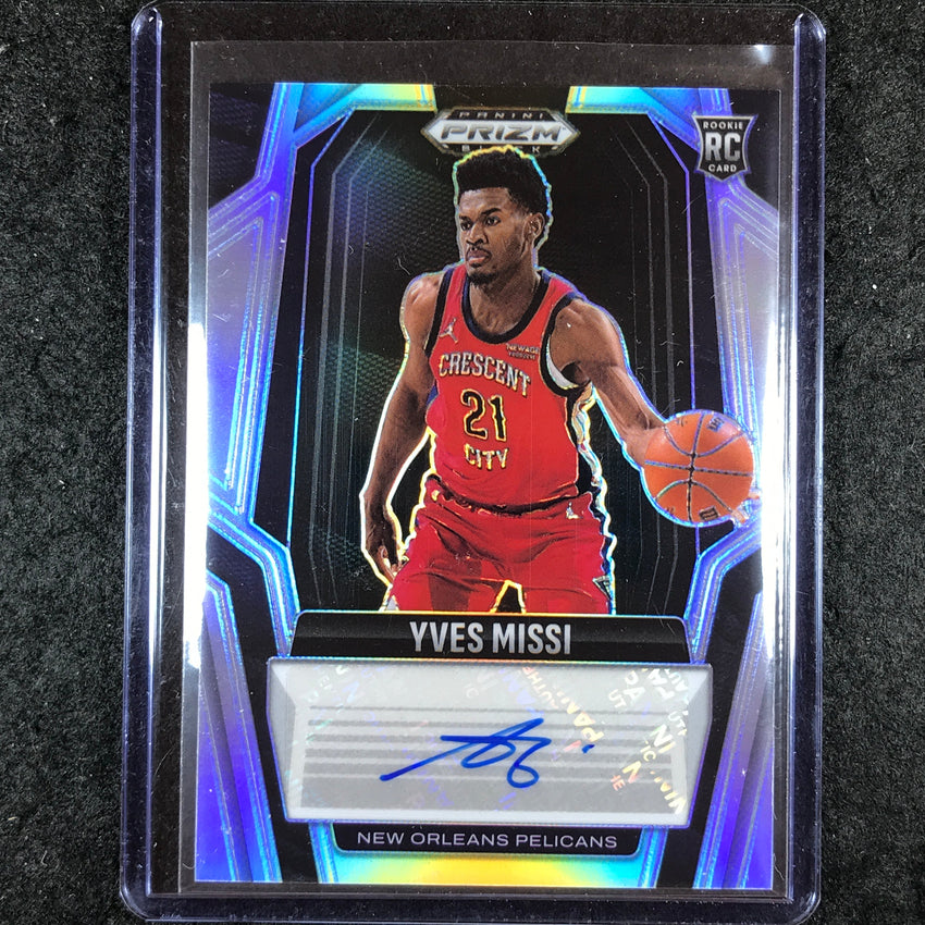2024-25 Prizm Black YVES MISSI Rookie Signatures Auto Silver #MIS