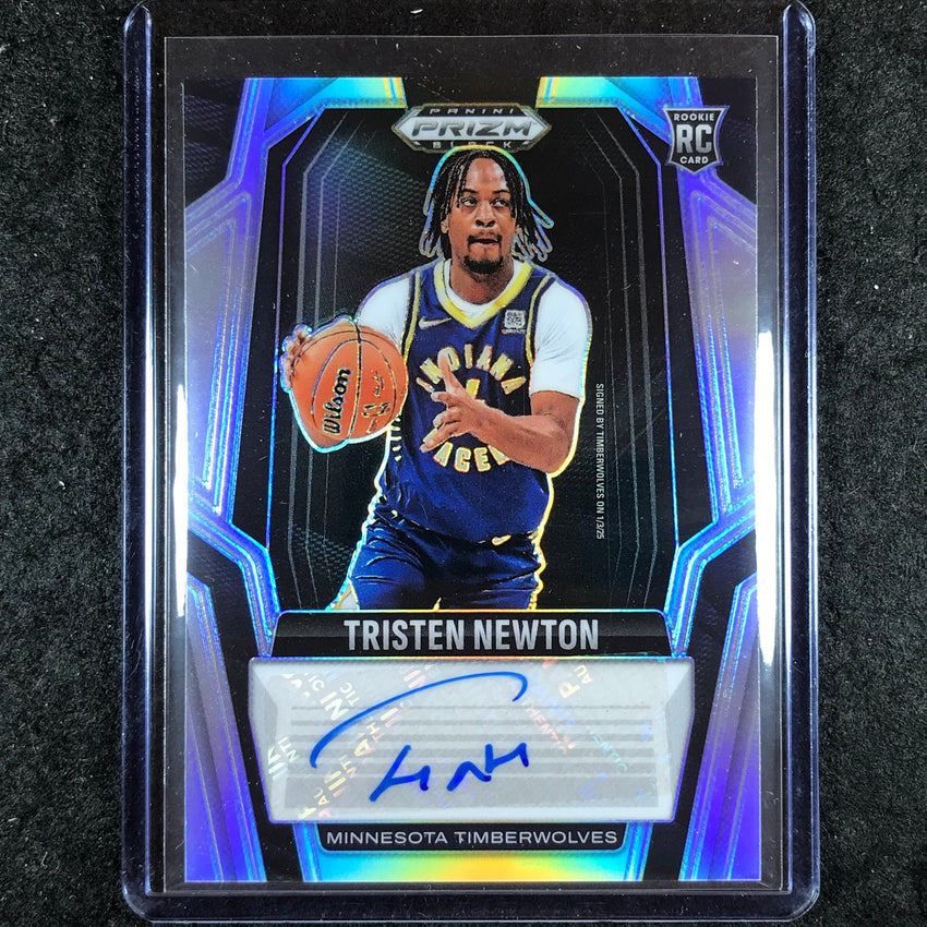 2024-25 Prizm Black TRISTEN NEWTON Rookie Signatures Auto Silver #NEW