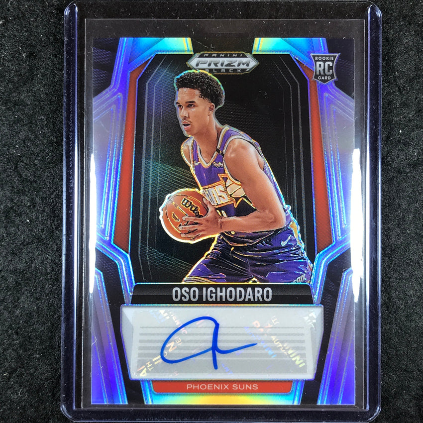 2024-25 Prizm Black OSO IGHODARO Rookie Signatures Auto Silver #OSO