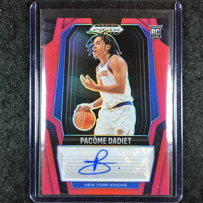 2024-25 Prizm Black PACOME DADIET Rookie Signatures Auto Red 96/99