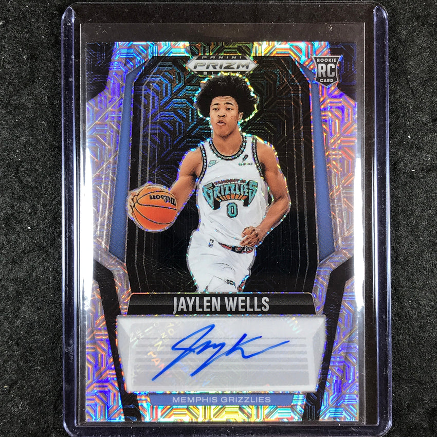 2024-25 Prizm Black JAYLEN WELLS Rookie Signatures Auto Mojo 8/25