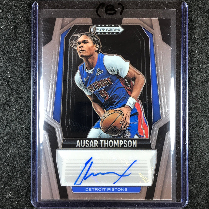 2024-25 Prizm Black AUSAR THOMPSON Signatures Auto Base #ASR (B)