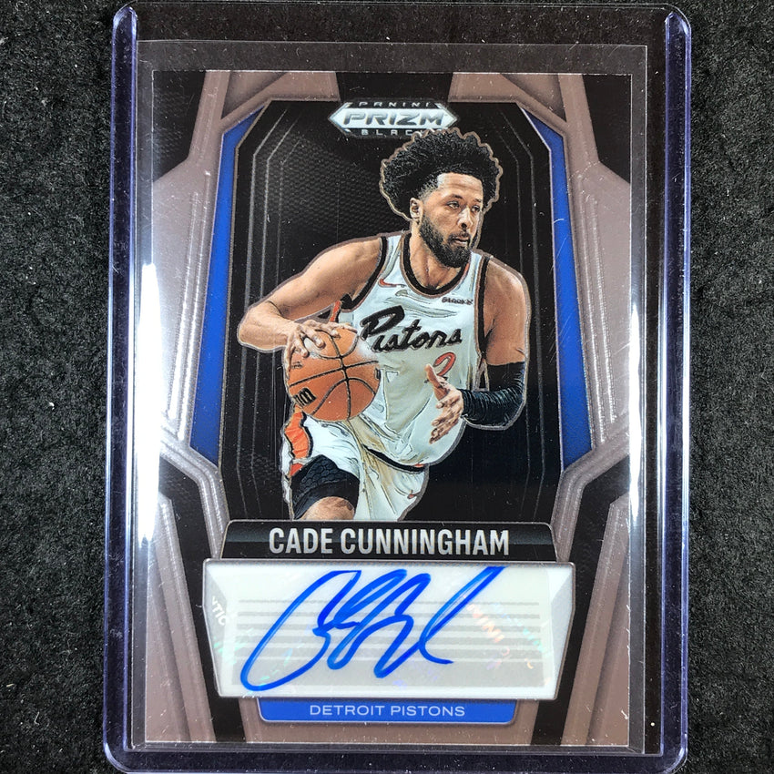 2024-25 Prizm Black CADE CUNNINGHAM Signatures Auto Base #CAD