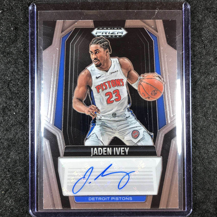 2024-25 Prizm Black JADEN IVEY Signatures Auto Base #IVY