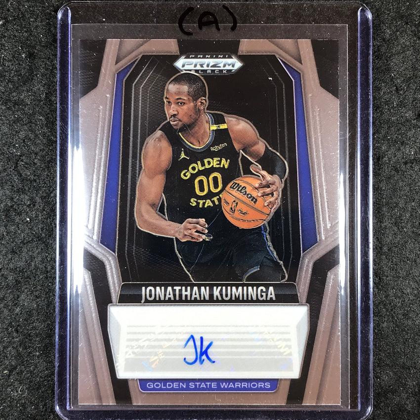 2024-25 Prizm Black JONATHAN KUMINGA Signatures Auto Base #KUM (A)