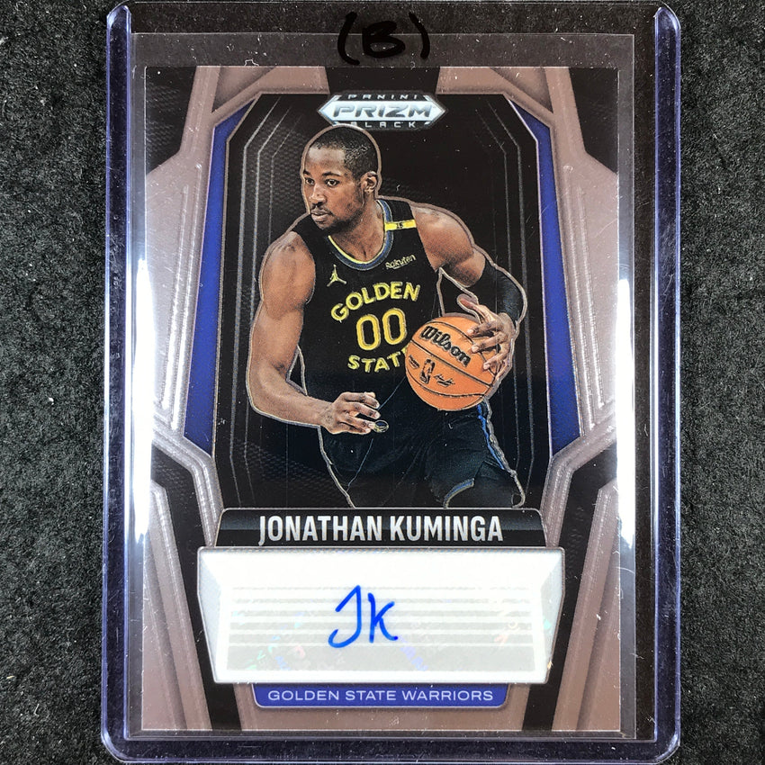 2024-25 Prizm Black JONATHAN KUMINGA Signatures Auto Base #KUM (B)