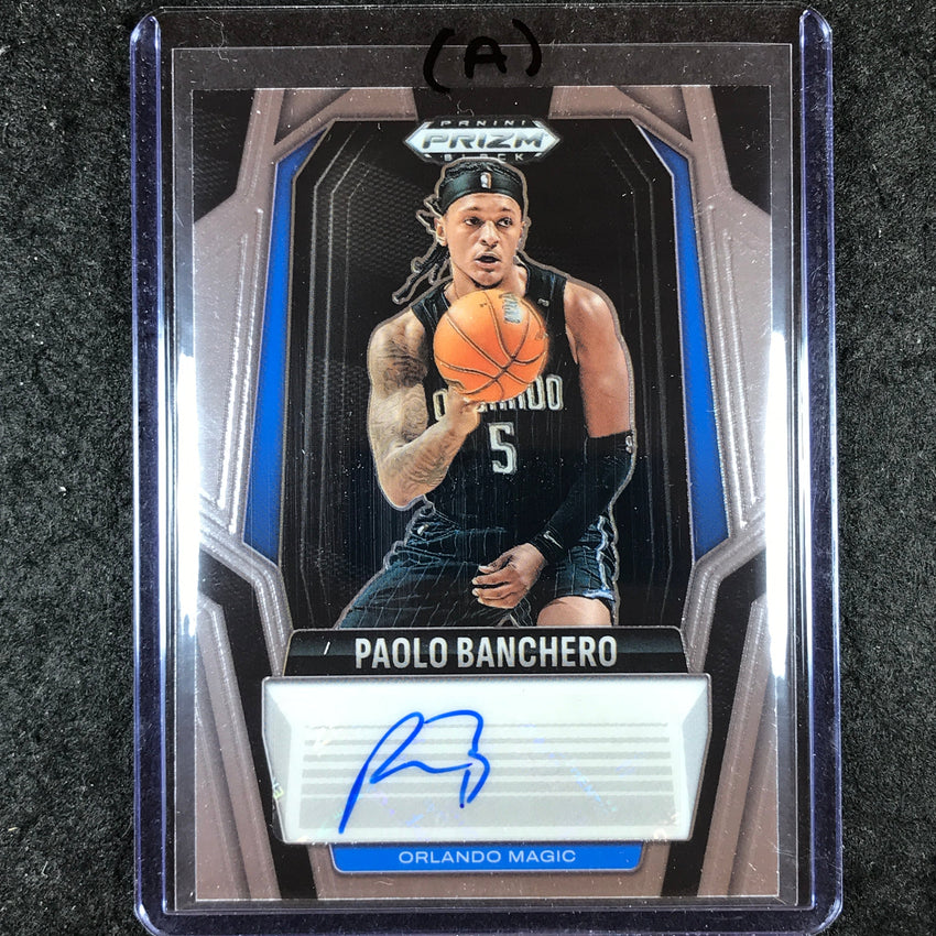 2024-25 Prizm Black PAOLO BANCHERO Signatures Auto Base #PAO (A)