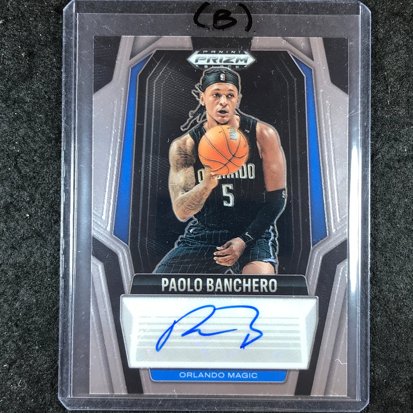 2024-25 Prizm Black PAOLO BANCHERO Signatures Auto Base #PAO (B)