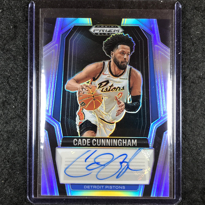 2024-25 Prizm Black CADE CUNNINGHAM Signatures Auto Silver #CAD