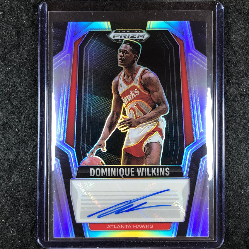 2024-25 Prizm Black DOMINIQUE WILKINS Signatures Auto Silver #WIL