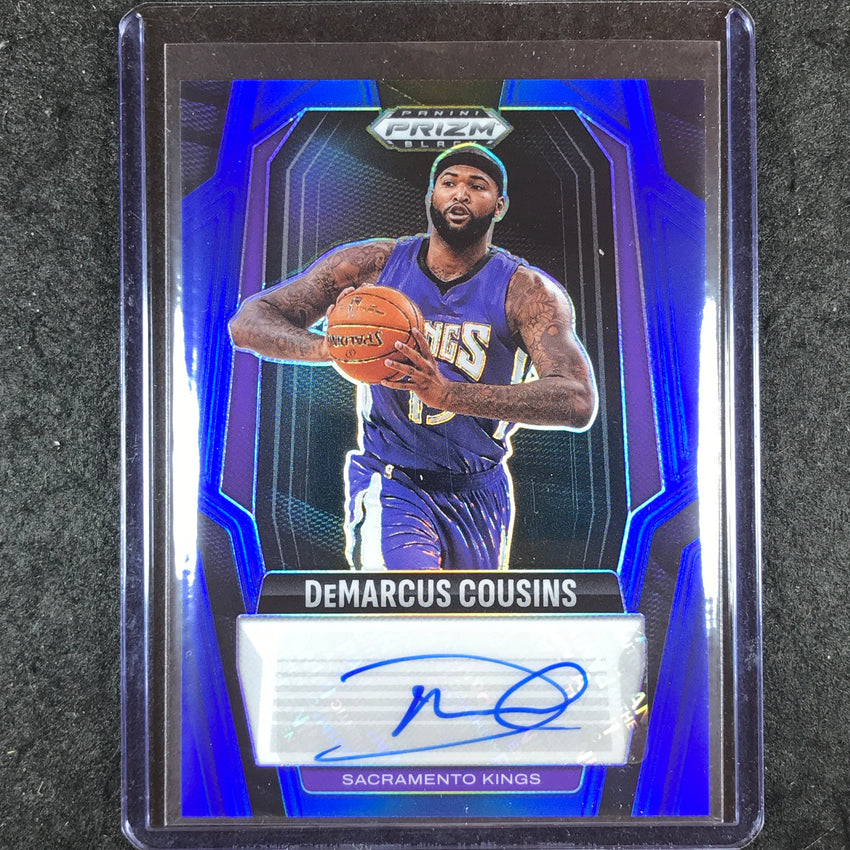 2024-25 Prizm Black DEMARCUS COUSINS Signatures Auto Blue 46/49