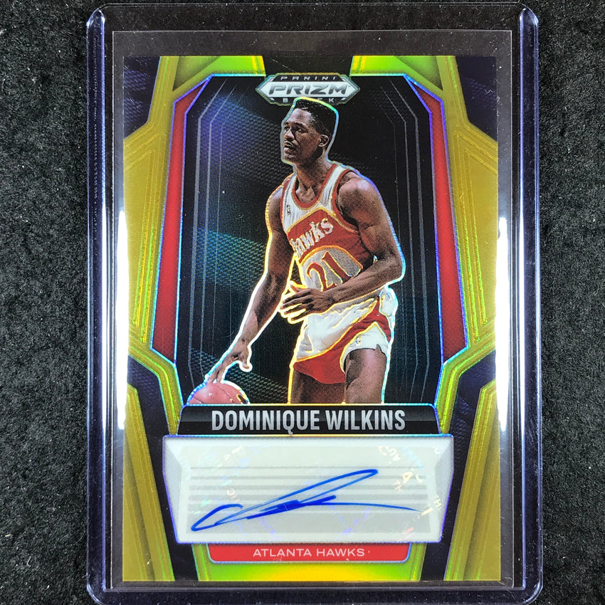 2024-25 Prizm Black DOMINIQUE WILKINS Signatures Auto Gold 10/10