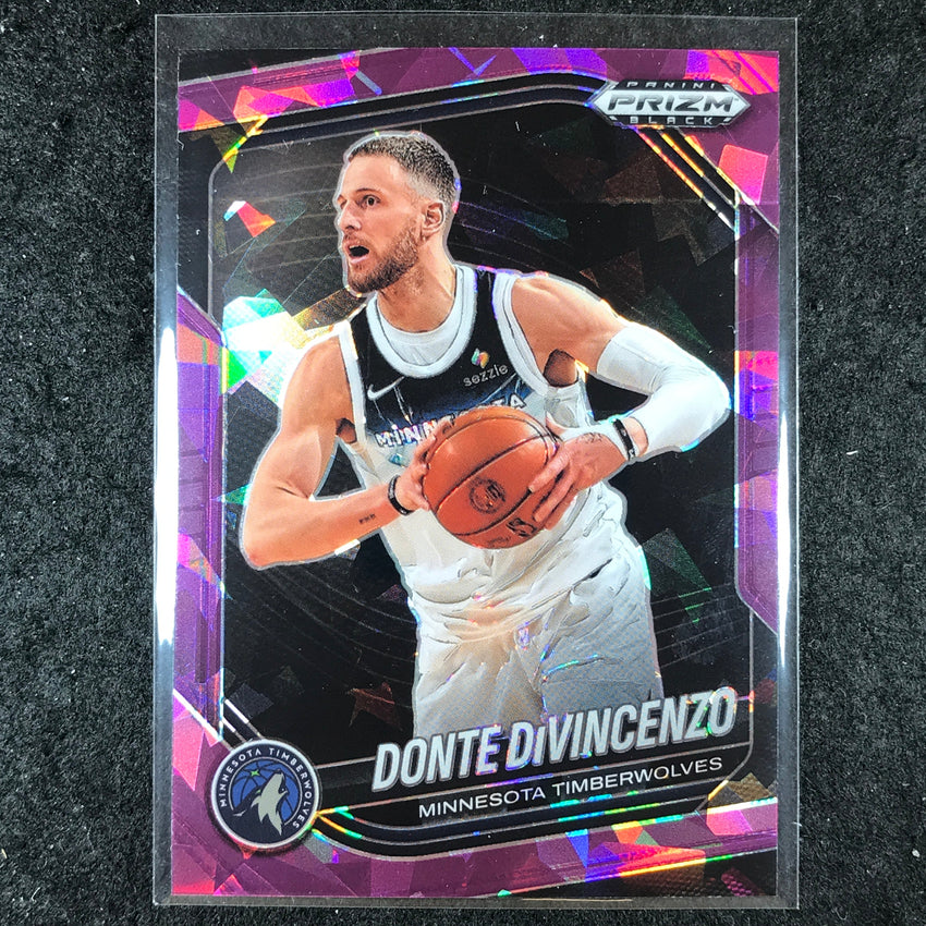 2024-25 Prizm Black DONTE DIVINCENZO Base Purple Ice /149 #51