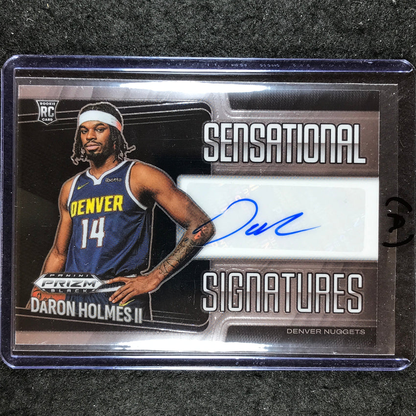 2024-25 Prizm Black DARON HOLMES II Sensational Signatures Rookie Auto #DAR (A)