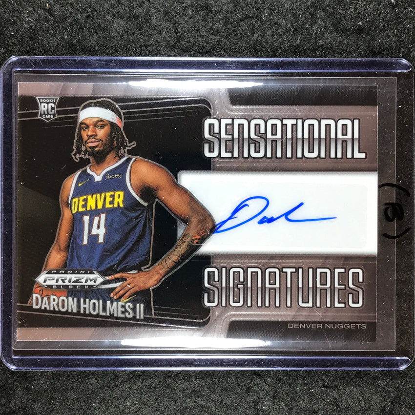 2024-25 Prizm Black DARON HOLMES II Sensational Signatures Rookie Auto #DAR (B)