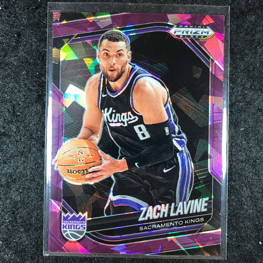 2024-25 Prizm Black ZACH LAVINE Base Purple Ice /149 #53