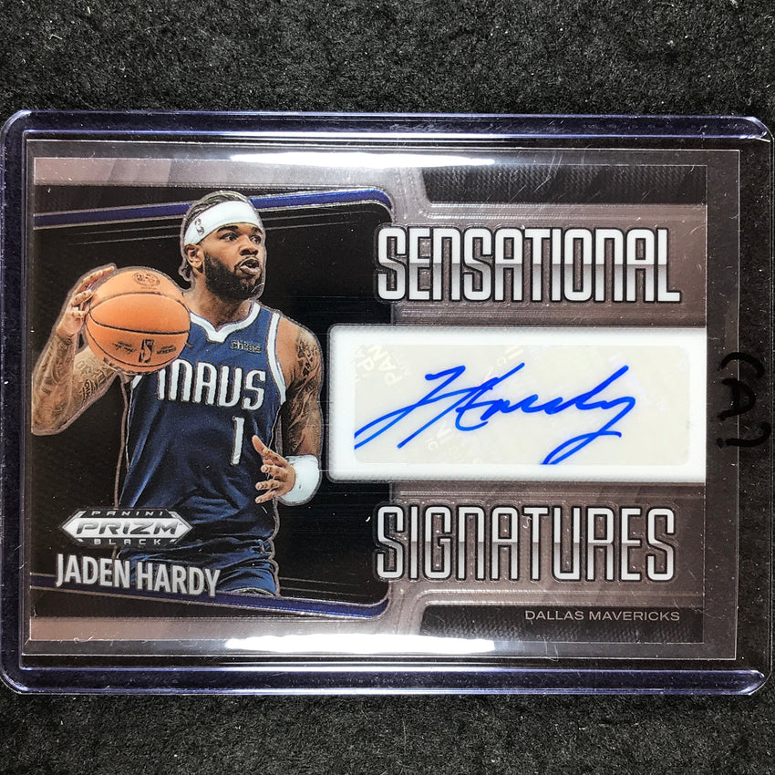 2024-25 Prizm Black JADEN HARDY Sensational Signatures Auto Base #HRY (A)