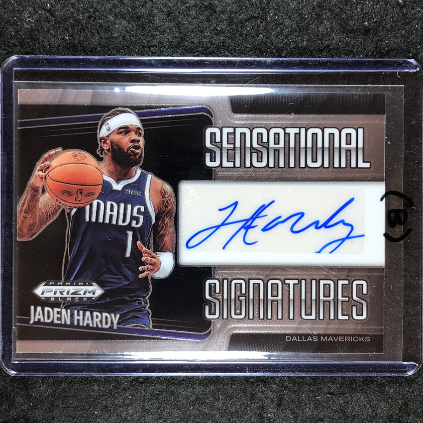 2024-25 Prizm Black JADEN HARDY Sensational Signatures Auto Base #HRY (B)