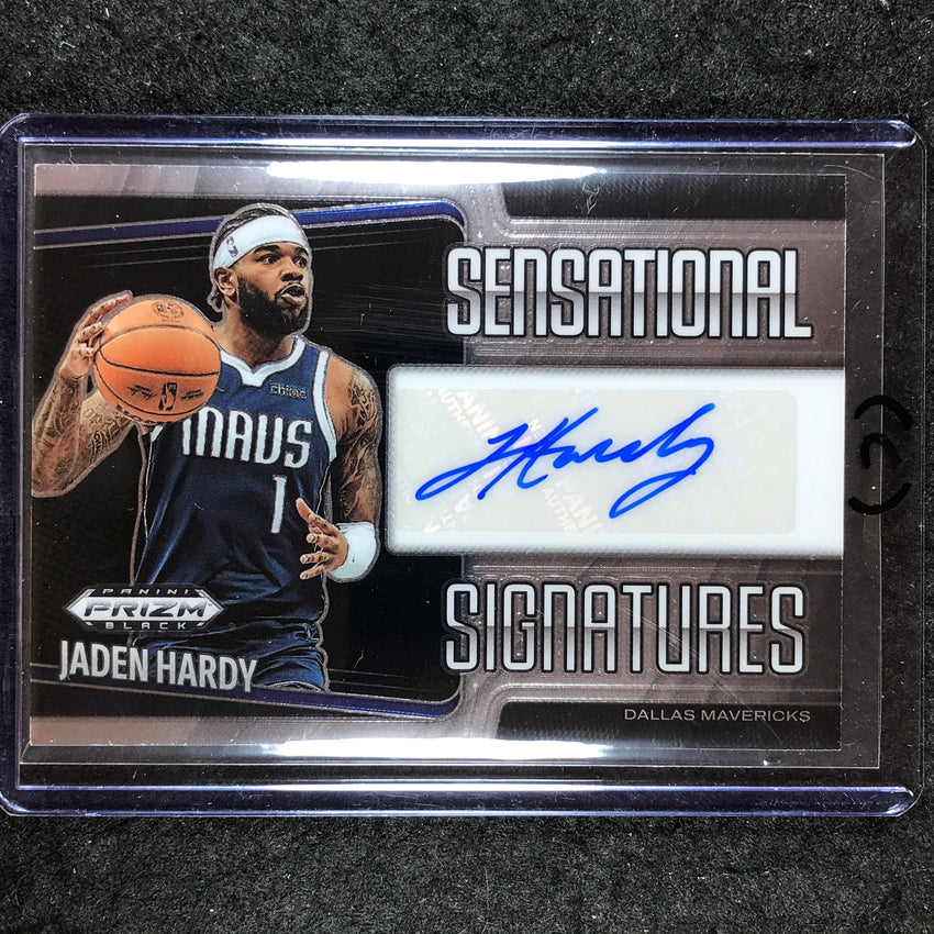2024-25 Prizm Black JADEN HARDY Sensational Signatures Auto Base #HRY (C)