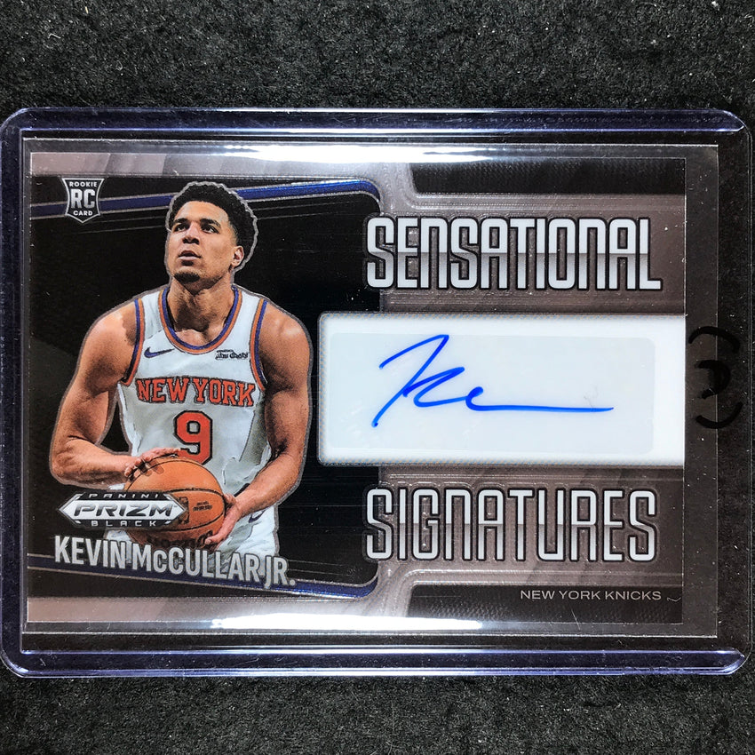 2024-25 Prizm Black KEVIN MCCULLAR JR. Sensational Signatures Rookie #KMJ (A)