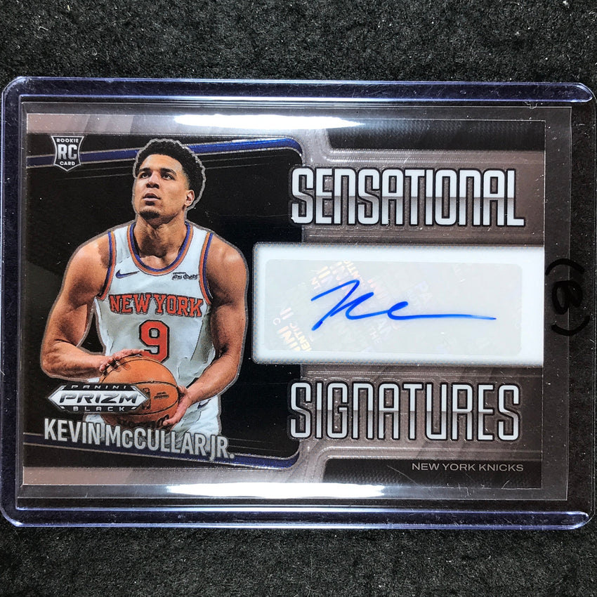 2024-25 Prizm Black KEVIN MCCULLAR JR. Sensational Signatures Rookie #KMJ (B)