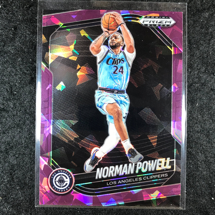 2024-25 Prizm Black NORMAN POWELL Base Purple Ice /149 #55
