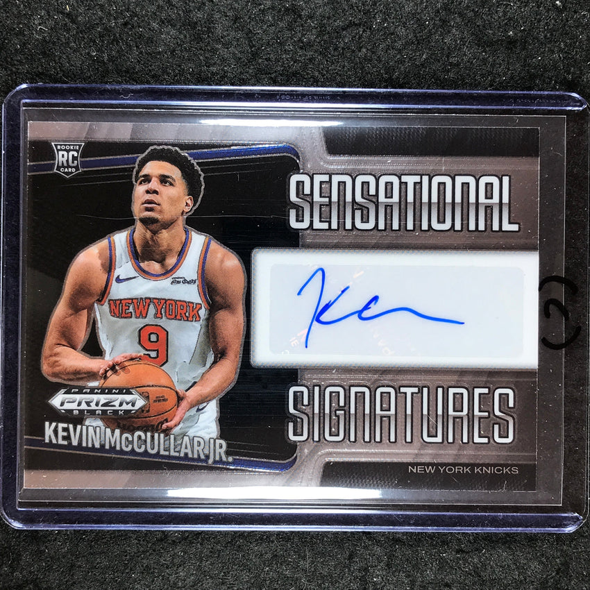 2024-25 Prizm Black KEVIN MCCULLAR JR. Sensational Signatures Rookie #KMJ (C)