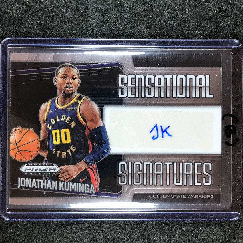 2024-25 Prizm Black JONATHAN KUMINGA Sensational Signatures Auto Base #KUM (B)
