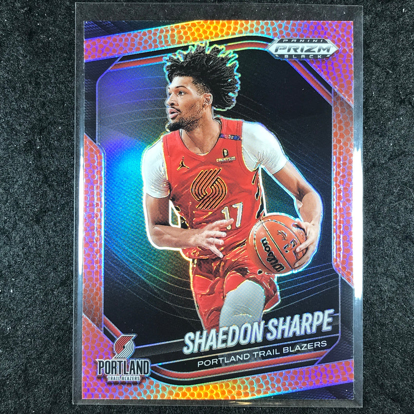2024-25 Prizm Black SHAEDON SHARPE Base Basketball /225 #47