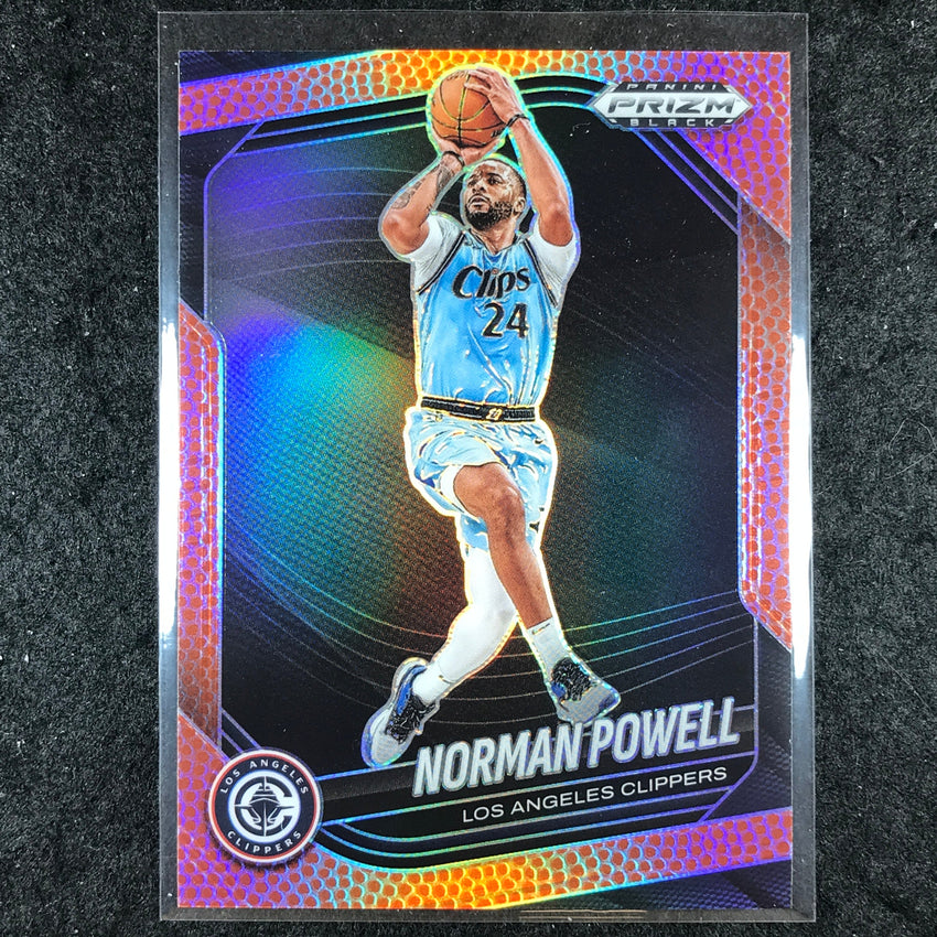 2024-25 Prizm Black NORMAN POWELL Base Basketball /225 #55